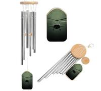 Carillon éolien hélicoptère pour l'extérieur - Tons mélodiques apaisants - Carillon commémoratif avec attrape-vent - Décoration à suspendre pour la maison, l'extérieur, le jardin, la terrasse