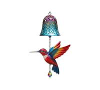 Carillon éolien intelligent en métal fait à la main - Décoration de jardin - Réfraction de la lumière du soleil - Carillon éolien arc-en-ciel - Décoration de jardin, balcon, thème nature - Qpz747 (D