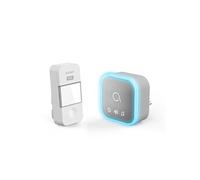 Avidsen Sonnette sans fil 102518 Sona-T Plug In Kinétic – Détecteur sans pile, flash lumineux