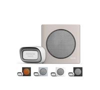 Carillon sans fil portée de 200 m et 6 sonneries au choix alerte batterie faible - diBi Flash Soft Orange - - 081741
