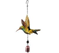 Carillons à vent Carillons éoliens colibris, carillons éoliens de jardin for décoration de fête, de festival, de Saint-Valentin, de Noël, décoration intérieure et extérieure carillons(Brown)