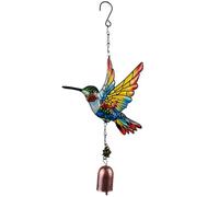 Carillons à vent Carillons éoliens colibris, carillons éoliens de jardin for décoration de fête, de festival, de Saint-Valentin, de Noël, décoration intérieure et extérieure carillons(Yellow)