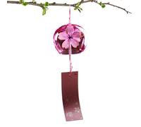 Carillons à vent japonais, cloches à vent japonaises, fleurs romantiques en extérieur, pendentif fait à la main comme décoration de la maison, petit carillon porte-bonheur traditionnel, cloche de