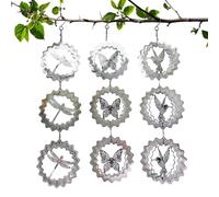 Carillons éoliens d'extérieur Décoration carillons éoliens en | Effaroucheur d'oiseaux pour jardins pour Jardin, Patio, Cour, Balcon, Terrasse, Maison, Porte, Intérieur