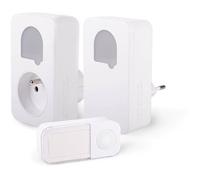Carillons - SCS SENTINEL - SONE DUO - Sans fil et sans pile - Lot de 2 - Portée 150+50 metres - Auto-alimenté