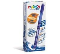 Carioca 43039/02 stylo à encre gel Stylos à encre gel avec bouchon Moyen Bleu 12 pièce(s) G