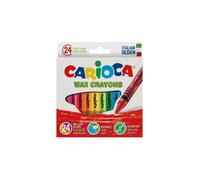Carioca Lot de 2 boîtes à pastel gras, multicolores, 24
