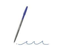 Carioca Lot de 50 stylos à bille EcoFamily Bleu