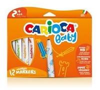 Carioca Marker 2+ stylo-feutre Extra-large Multicolore 12 pièce(s) G