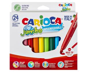 Carioca - Set assorti de 24 feutres Maxi