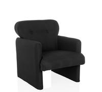 CARIPITO | 1 place | Tissu - Fauteuils lounges Noir