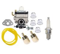 Carkio Kit de carburateur avec Ampoule d'amorçage et Filtre à Carburant Compatible with Honda GX22 GX31 FG100 Mantis Motoculteur, Coupe-Bordures, Coupe-Bordures, Coupe-Bordures