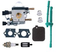 Carkio Kit de Replacement de carburateur avec Poire d'amorçage, Filtre à air, Filtre à Carburant Compatible with souffleur Stihl BG45 BG46 BG55 BG65 BG85 BR45C SH55 SH85 Souffleur 4229 1200 606