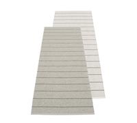 Carl Plastique Tapis 70x180 cm Pappelina Chaud Gris/ Fossil Gris - 7340020459307