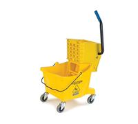 Carlisle 3690804 Seau à Balai Commercial avec Presse latérale Jaune 26 l