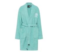 Carlo Colucci - Peignoir de style Kimono avec Broderie - Femme - Vêtements de nuit et de détente - Vert - Taille: 40 FR