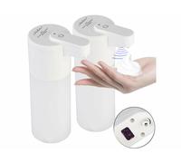 Carlo Milano 2 distributeurs de savon-mousse sans fil 500 ml avec capteur infrarouge