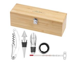 Carlo Milano Coffret à bouteille en bambou