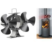 Carlo Milano Double ventilateur-répartiteur pour poêle de 65°C à 345°C
