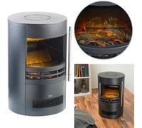 Carlo Milano Poêle électrique 2000 W Mojave avec effet flamme 3D