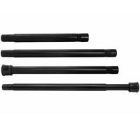 Carlo Milano Tringle télescopique 72-145 cm pour rideau de douche - coloris noir
