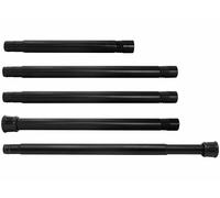 Carlo Milano Tringle télescopique 72-175 cm pour rideau de douche - coloris noir