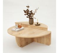 Carlow table basse ronde design en bois