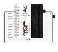 Carnet à spirale Deer Head B6 avec onglets alphabétiques, couverture en reliure