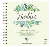 Carnet à spirale Herbier - 21x21cm - 64 pages - Clairefontaine G