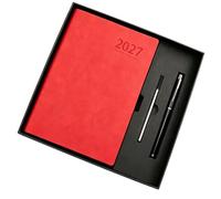 Carnet-agenda quotidien minimaliste 2027,Journal 365 jours reliure cousue (10)