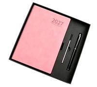 Carnet-agenda quotidien minimaliste 2027,Journal 365 jours reliure cousue (11)