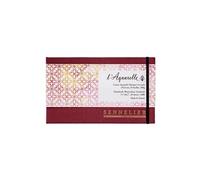 Carnet aquarelle - 13 x 21 cm - 20 feuilles - 300 g