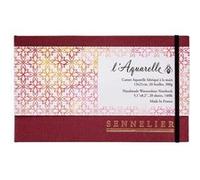 Sennelier Carnet aquarelle entoilé spirale 13 x 21 cm 20 feuilles papier 300 g