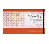 Carnet Aquarelle entoilé spirale 15 x 25 cm 20 feuilles 300g Sennelier