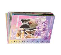 Carnet Autocollants de Scrapbooking pour Animaux Mignons | Set de Livres d'Autocollants pour Garçons Filles Interaction Parent-Enfant Anniversaires Noël Vacances Fête