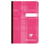 Clairefontaine Carnet Brochure 9592C Dos toilé 9x14 cm 192 pages petits carreaux Papier 90 g