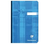 Clairefontaine Carnet broché dos toilé 11×17 cm 192 p Petits carreaux 5x5 Papier 90 g