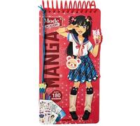 Carnet créatif Mode Academy Manga (avec un bracelet) Avec 180 stickers - Shiilia - Play Bac Eds - relié - Document jeunesse