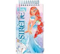 Carnet créatif Mode Academy Sirène (avec un bracelet): Avec 250 stickers