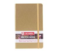 Carnet Croquis 13x21cm - 80 Feuilles - 140g - Or Blanc - Royal Talens