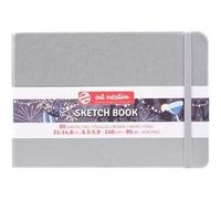 Carnet Croquis - 21 x 14,8cm - 80 feuilles - 140g - argent - Royal Talens G