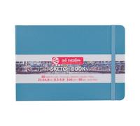 Carnet Croquis - 21 X 14,8cm - 80 Feuilles - 140g - Bleu Lac - Royal Talens