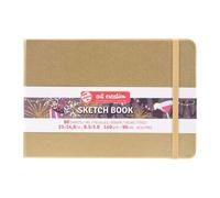 Carnet Croquis - 21 x 14,8cm - 80 feuilles - 140g - Or blanc - Royal Talens BLANC G
