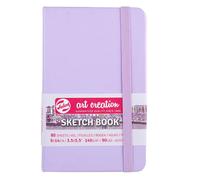 Royal Talens Carnet de croquis Art Creation 9 x 14 cm 80 feuilles 140 g Violet pastel