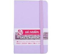 Carnet Croquis 9x14 cm - 80 feuilles - 140g - Violet Pastel - Royal Talens G