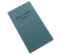 Carnet D’agenda de Poche 2027, Couverture PU Lisse, Papier | Pages Anti-fuite, Aspect Professionnel, Format Léger 17,3x9,6 Pouces, pour Rendez-bureau