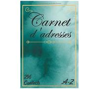 Carnet D'adresses: Repertoire Telephonique Alphabétique Petit Format Poche Din A5 (15,24x22,86cm) 151 Pages À Remplir Avec Sommaire Cahier De Contacts De A À Z