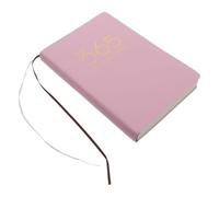 Carnet de Calendrier Papier Rose, Plan Mensuel | Écriture Fluide, Marque-page Ruban, Format Annuel 365 Jours, pour Bureau et Voyages
