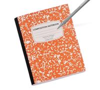 Carnet de composition, 100 pages avec couverture en marbre abstrait, papier épais - Carnet ligné pour l'école, la salle de classe, le bureau, le travail, les devoirs, la planification