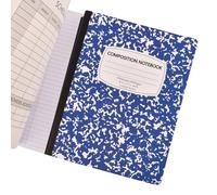Carnet de composition | 25,9 x 18,3 cm 100 pages de papier épais | Carnet ligné pour l'école, la salle de classe, le bureau, le travail, les devoirs, la planification
